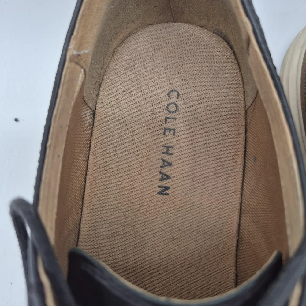 Cole Haan Shoes Mens Size 10.5 Black Wingtip Oxford‎ Leather Brogue Dress C21130